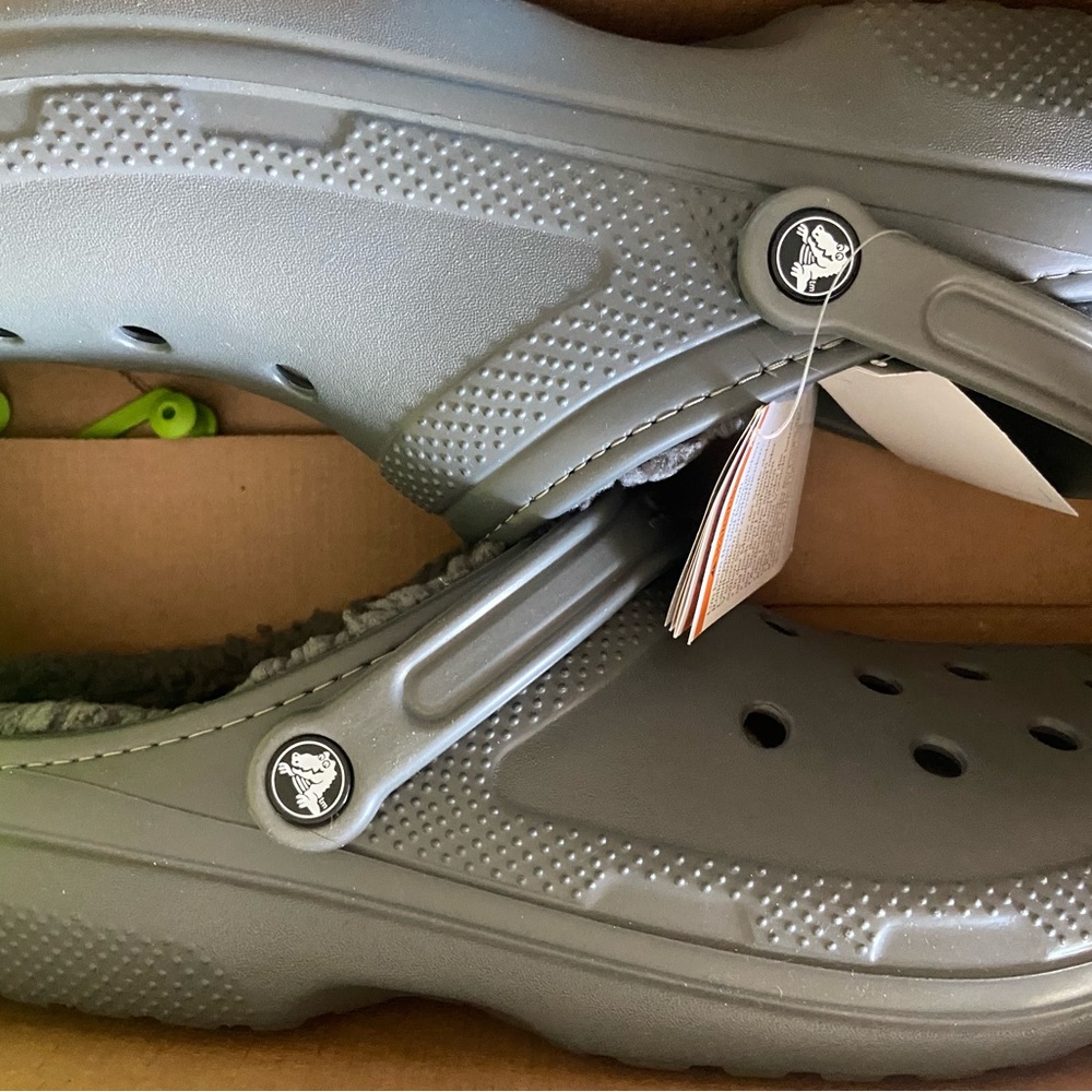 lined crocs